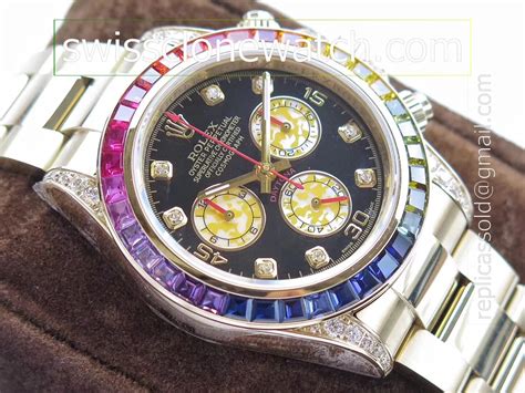 rolex daytona cosmograph rainbow replica|rolex daytona rainbow 2022 price.